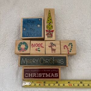 Christmas Card Stamp Set